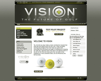 Vision Golf balls